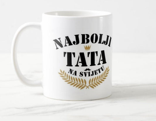 Der Beste Papa der Welt Tasse Najbolji tata na svijetu salica