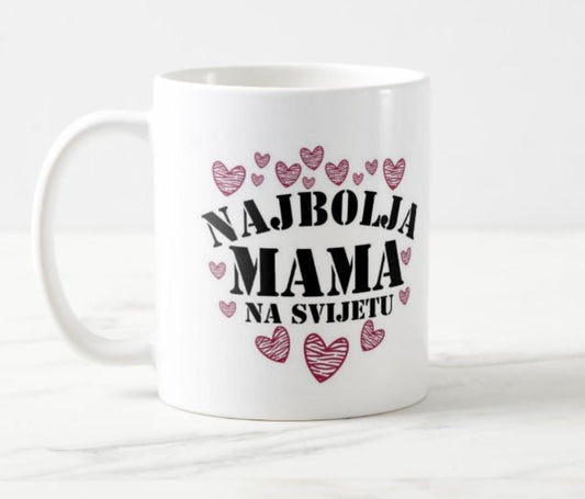 Die Beste Mama der Welt Tasse I Najbolja mama na svijetu salica I Beste Mama Tasse